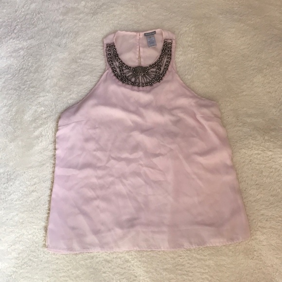 Charlotte Russe chiffon sleeveless top - Picture 4 of 5